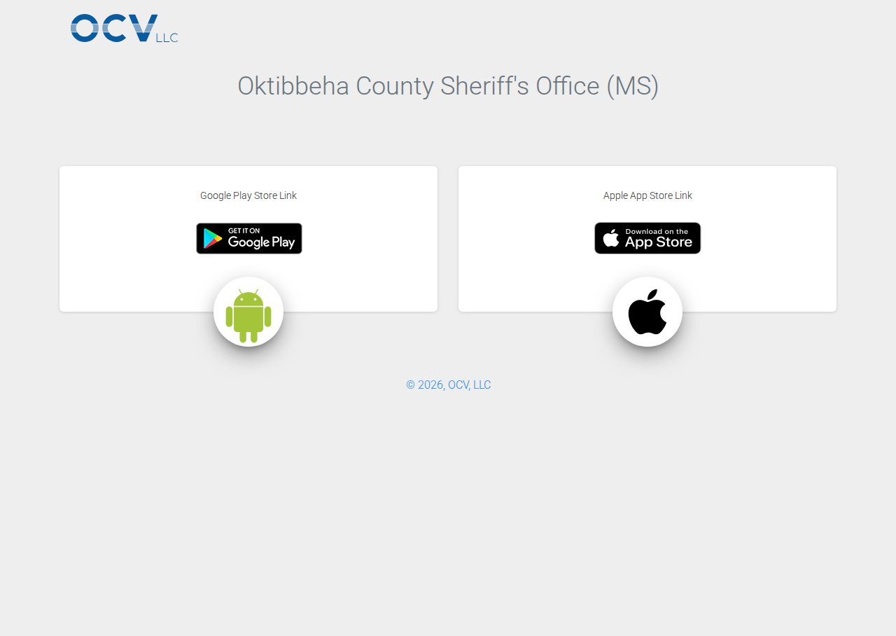 Oktibbeha County Sheriff app for roster mugshots and release status